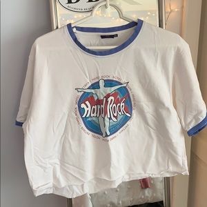 Cropped Hard Rock hotel shirt